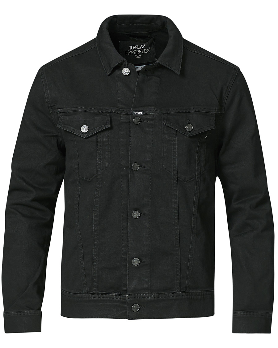Herr | Jackor | Replay | Hyperflex Bio Denim Jacket Black