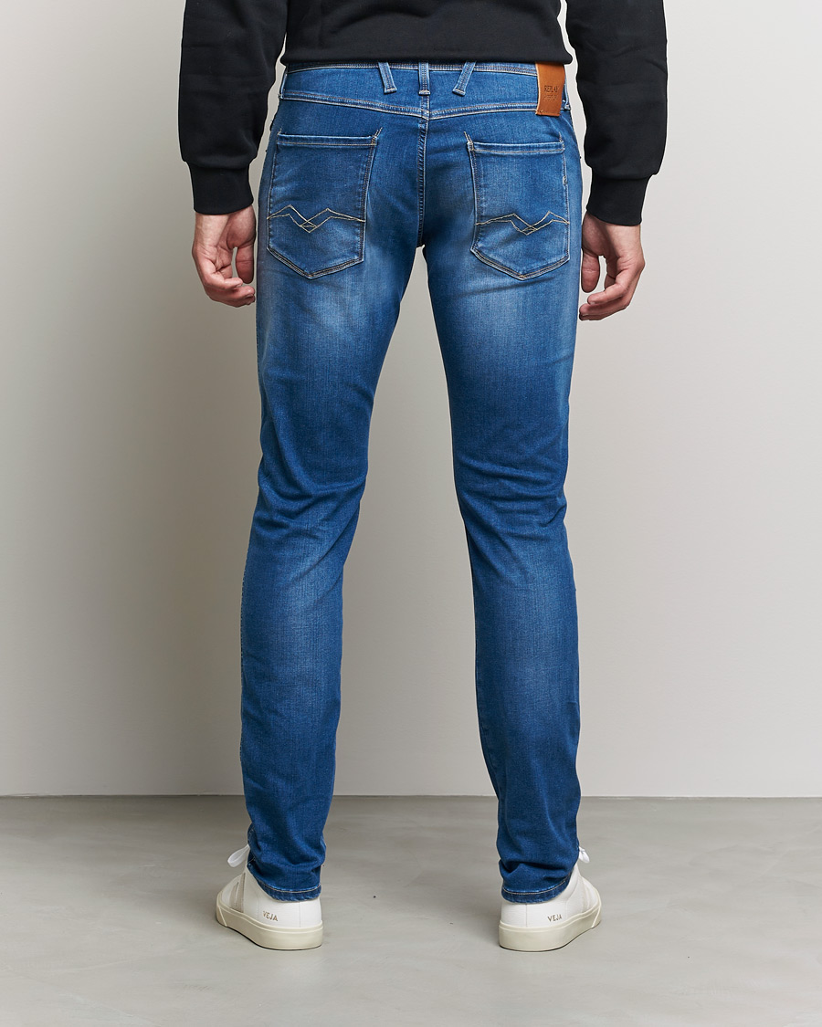 Herr | Jeans | Replay | Anbass Hyperflex X-Lite Jeans Medium Blue