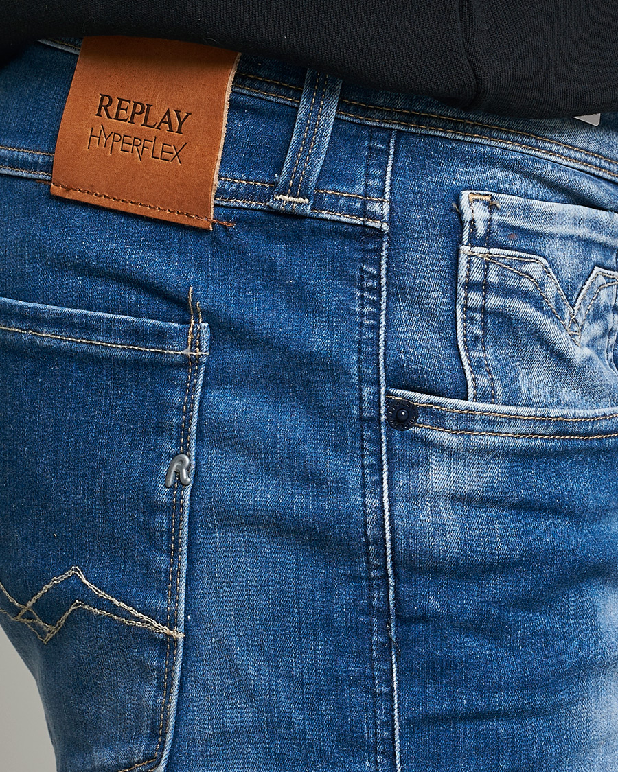 Herr | Jeans | Replay | Anbass Hyperflex X-Lite Jeans Medium Blue