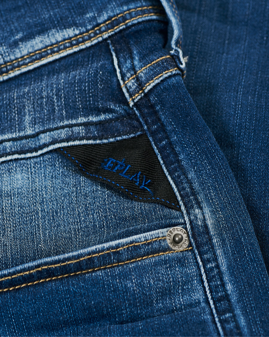 Herr | Jeans | Replay | Anbass Hyperflex X-Lite Jeans Medium Blue