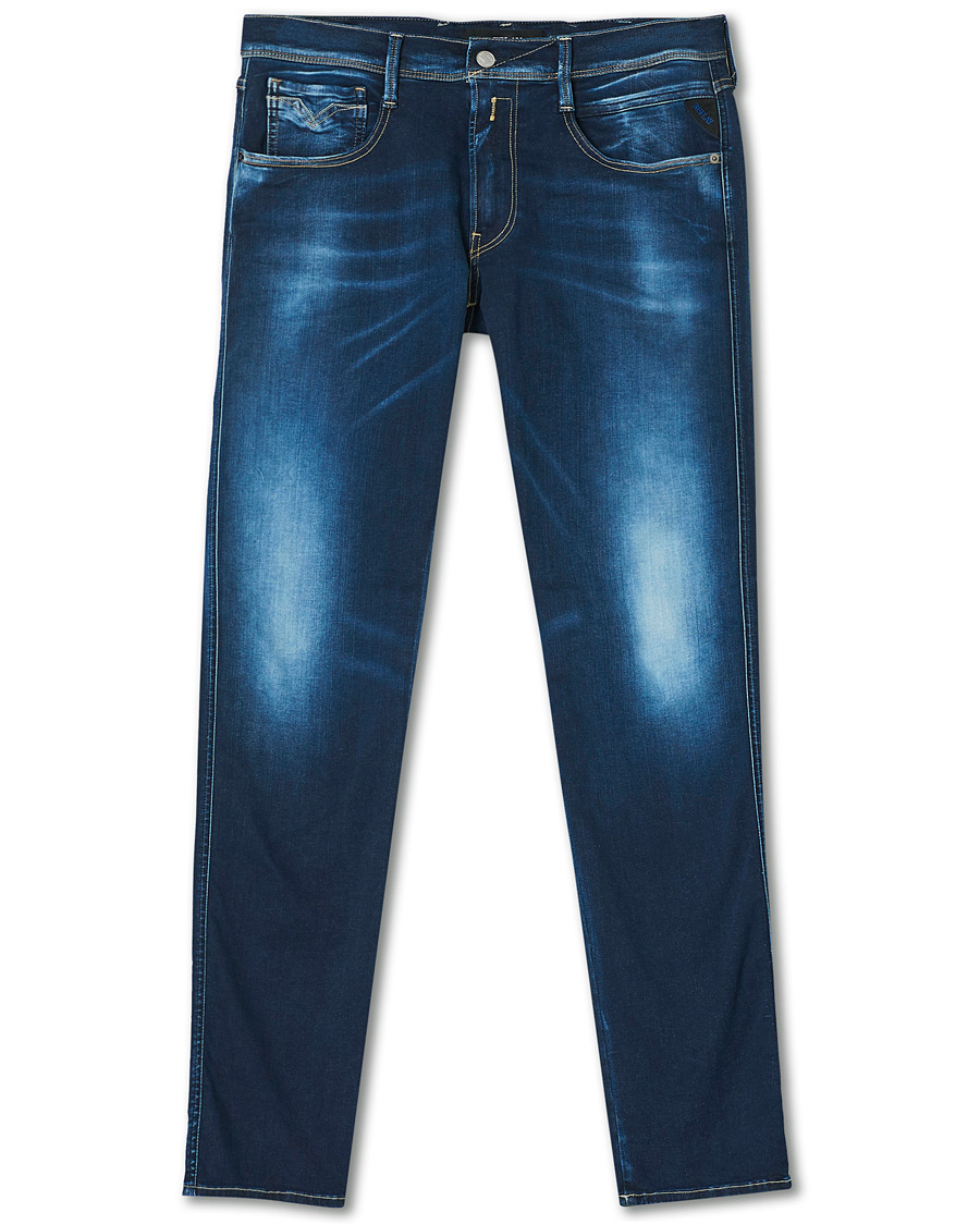 Herr | Jeans | Replay | Anbass Hyperflex X-Lite Jeans Dark Blue