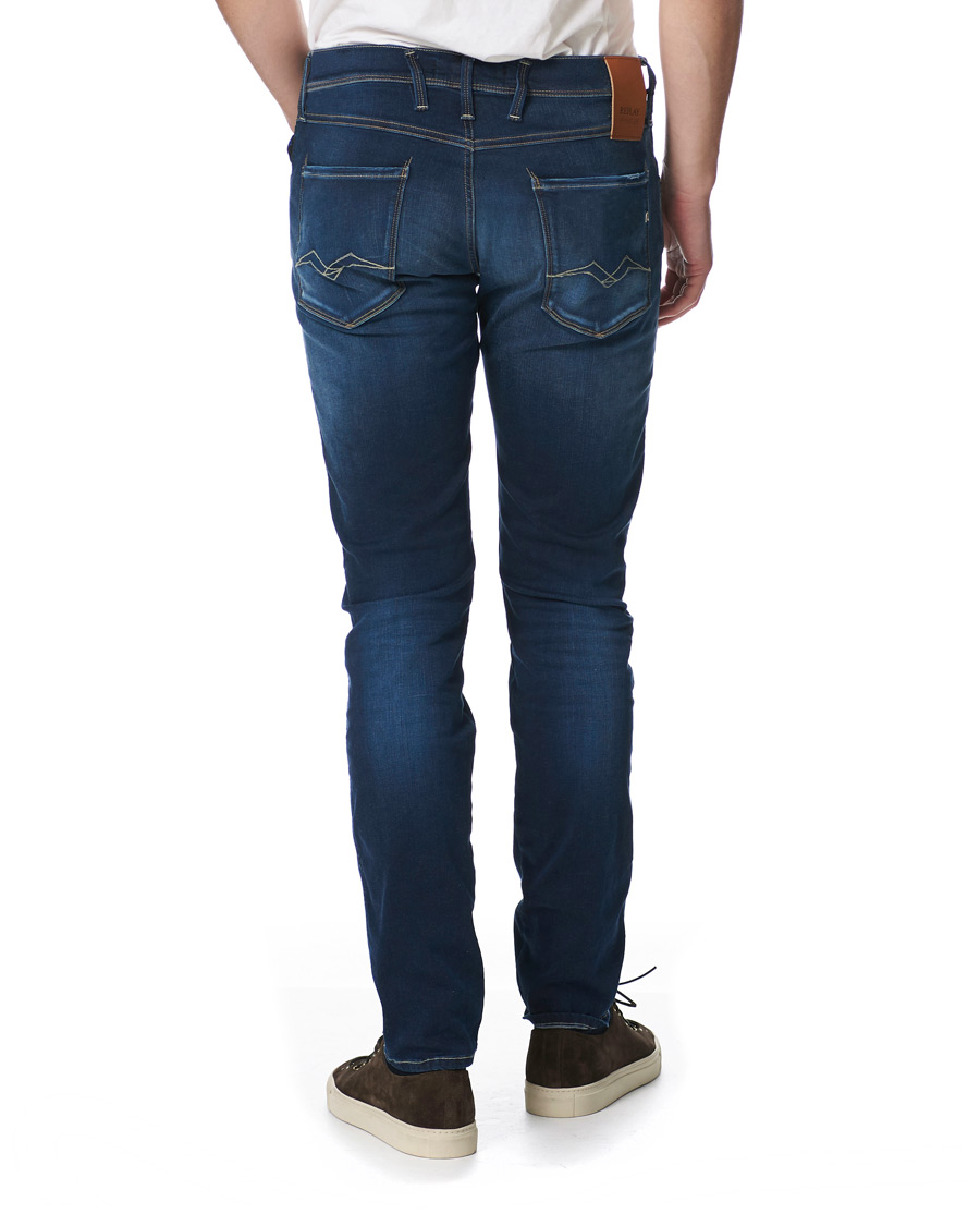 Herr | Jeans | Replay | Anbass Hyperflex X-Lite Jeans Dark Blue