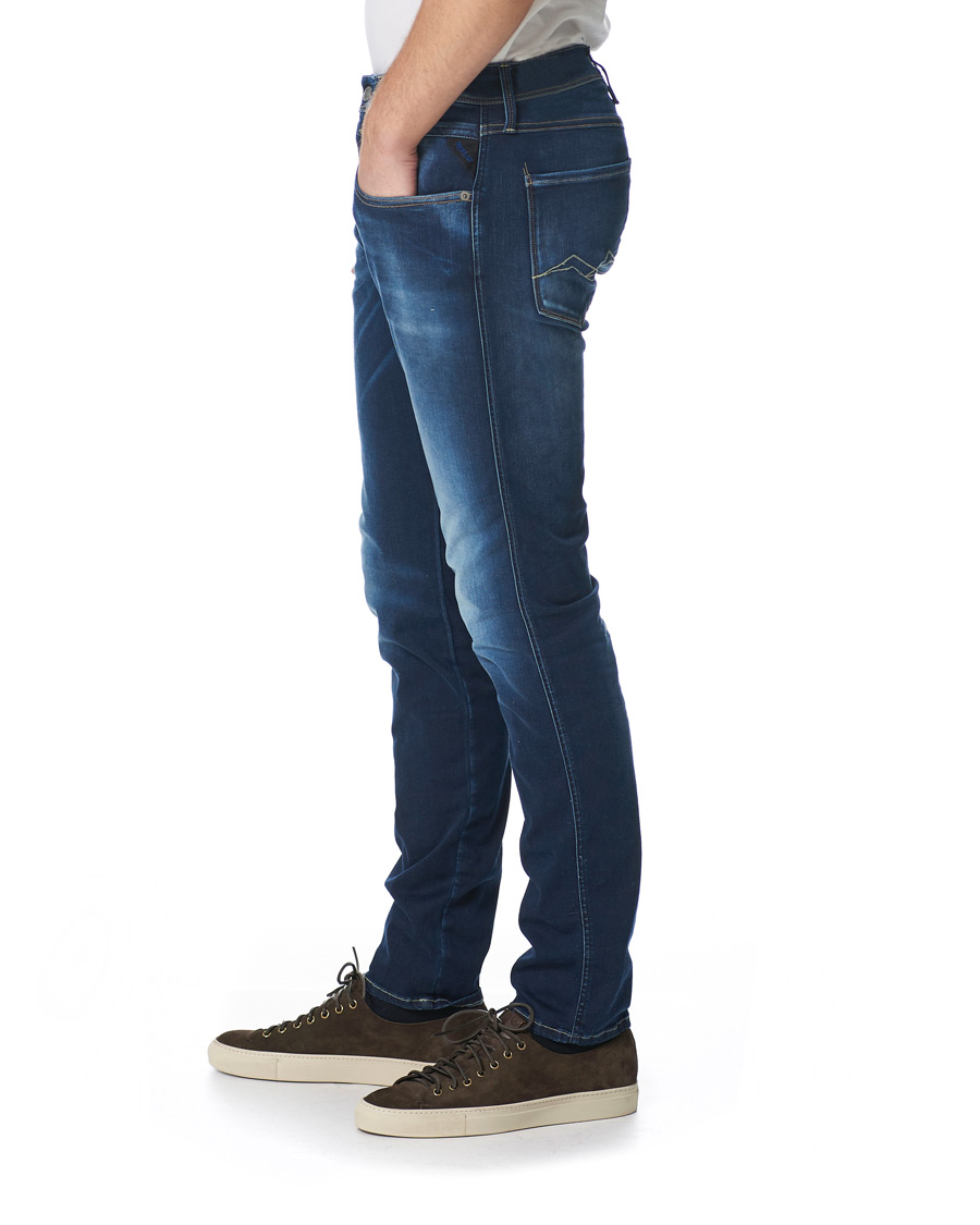 Herr | Jeans | Replay | Anbass Hyperflex X-Lite Jeans Dark Blue