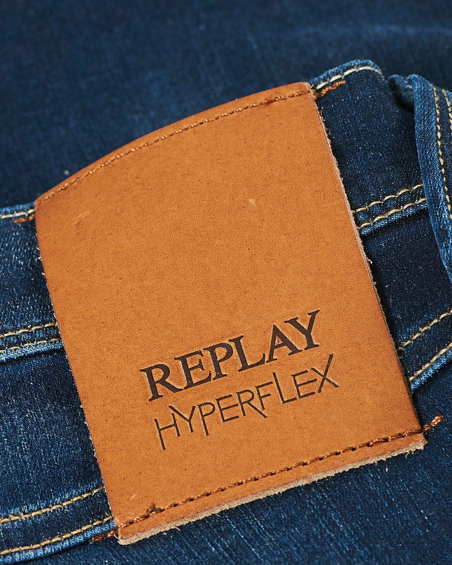 Herr | Jeans | Replay | Anbass Hyperflex X-Lite Jeans Dark Blue