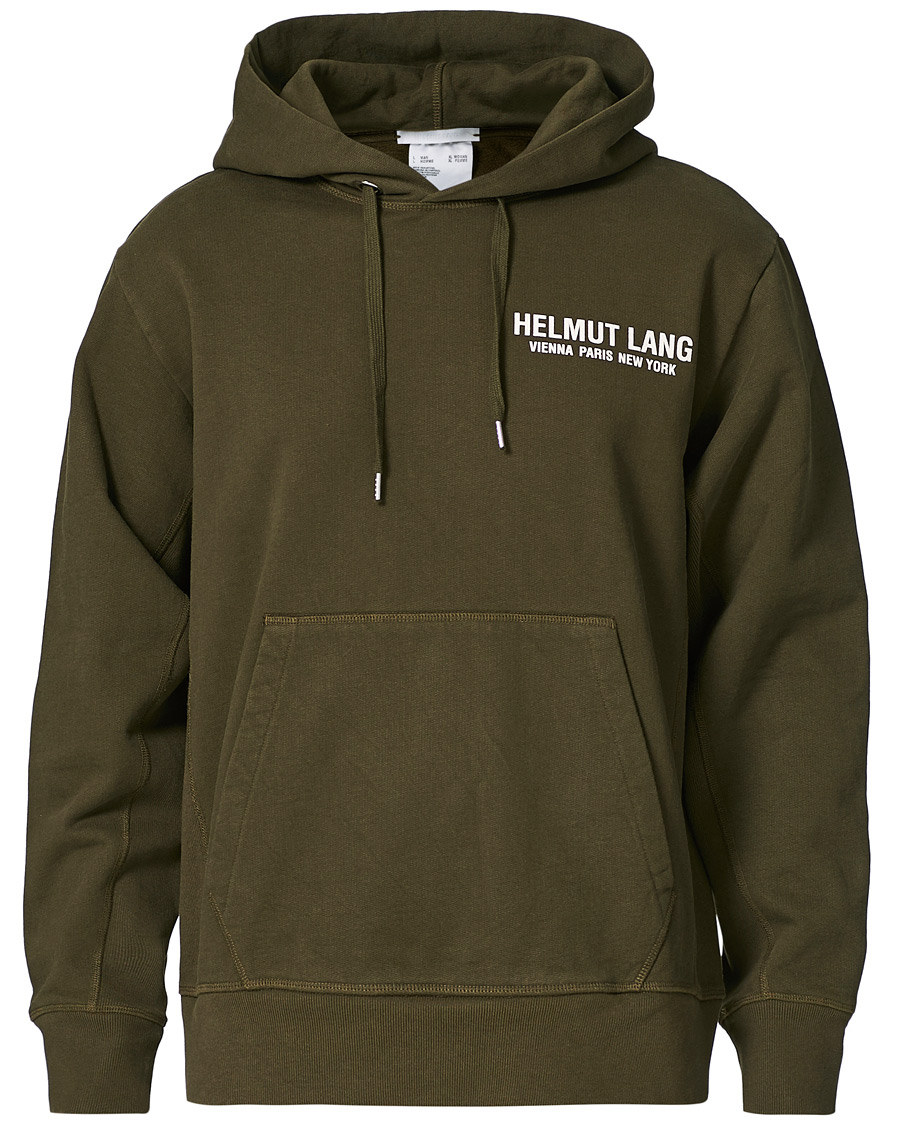 Herr | Tröjor | Helmut Lang | Strap Hoodie Hunter Sage