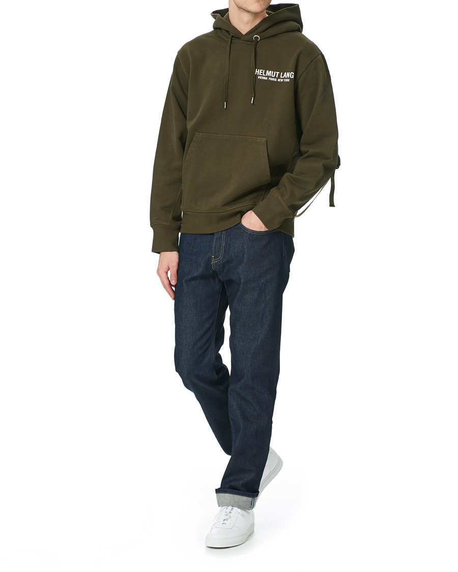 Herr | Tröjor | Helmut Lang | Strap Hoodie Hunter Sage