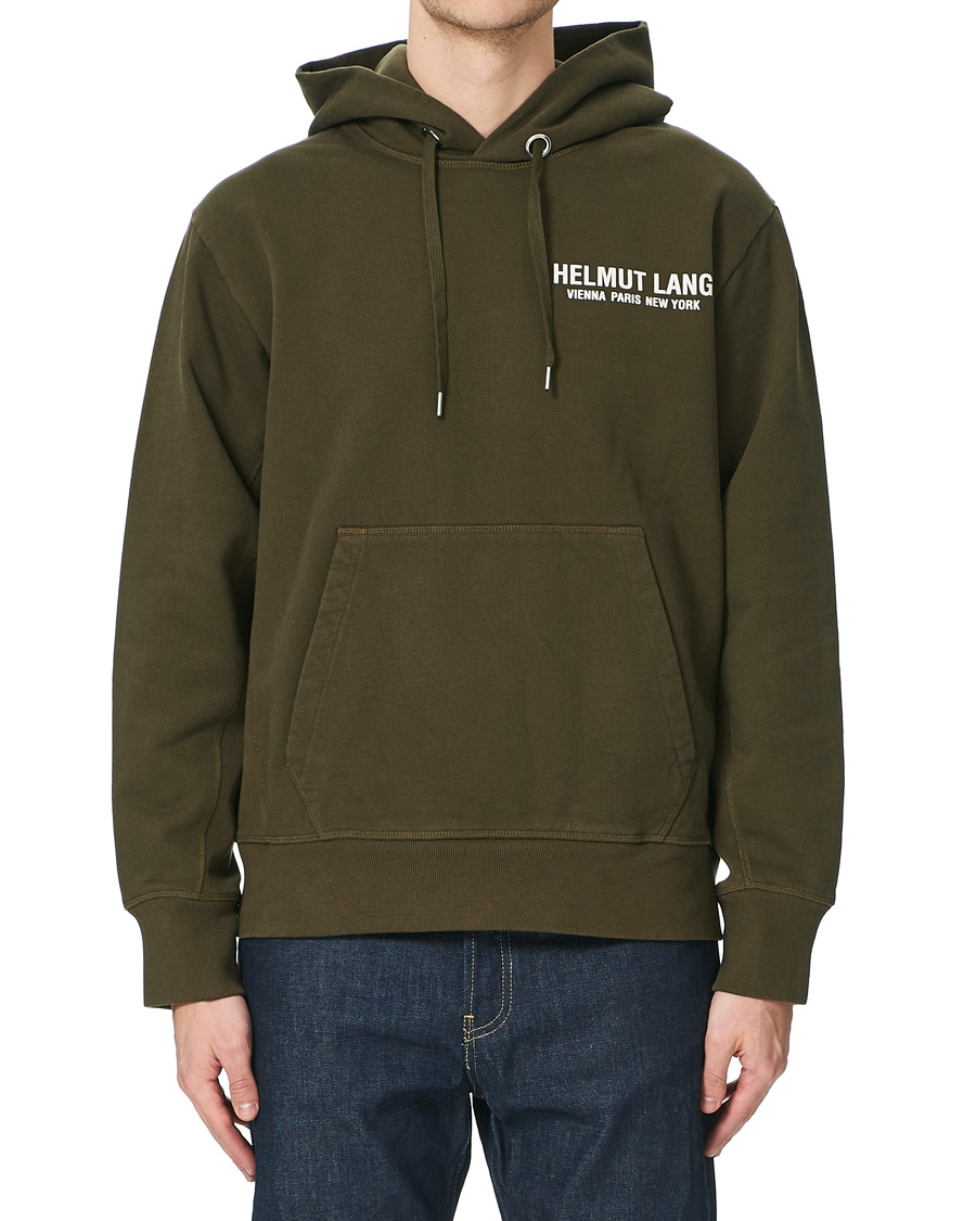 Herr | Tröjor | Helmut Lang | Strap Hoodie Hunter Sage