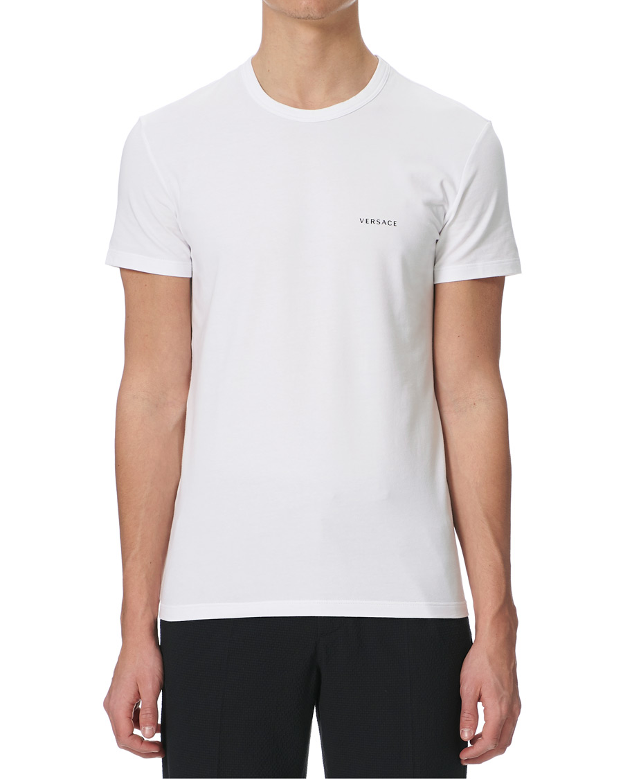Herr | T-Shirts | Versace | Logo Tee White