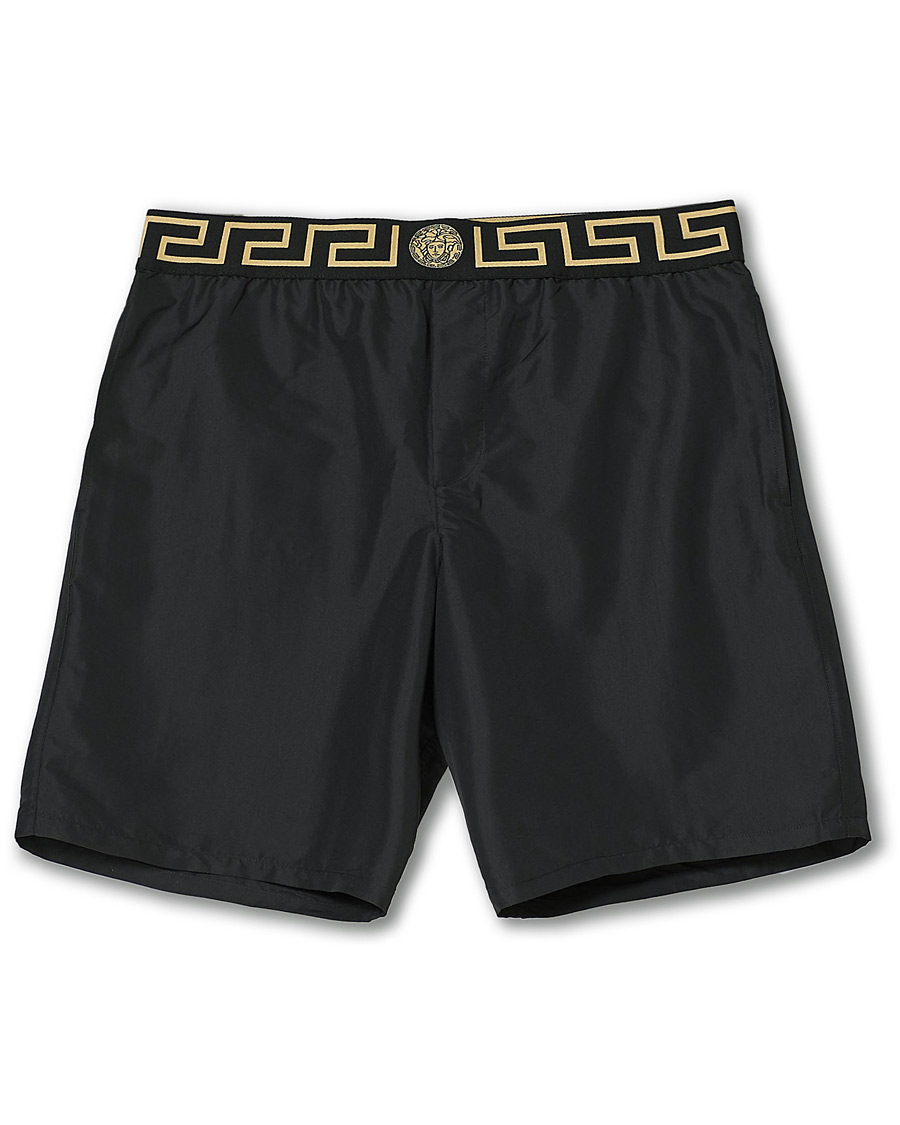 Herr | Badbyxor | Versace | Greca Border Swim Trunks Black