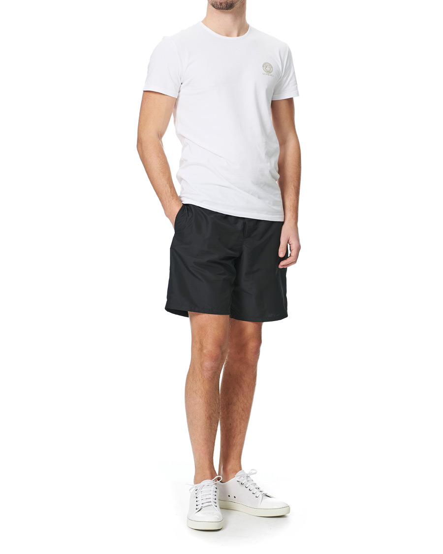 Herr | Badbyxor | Versace | Greca Border Swim Trunks Black