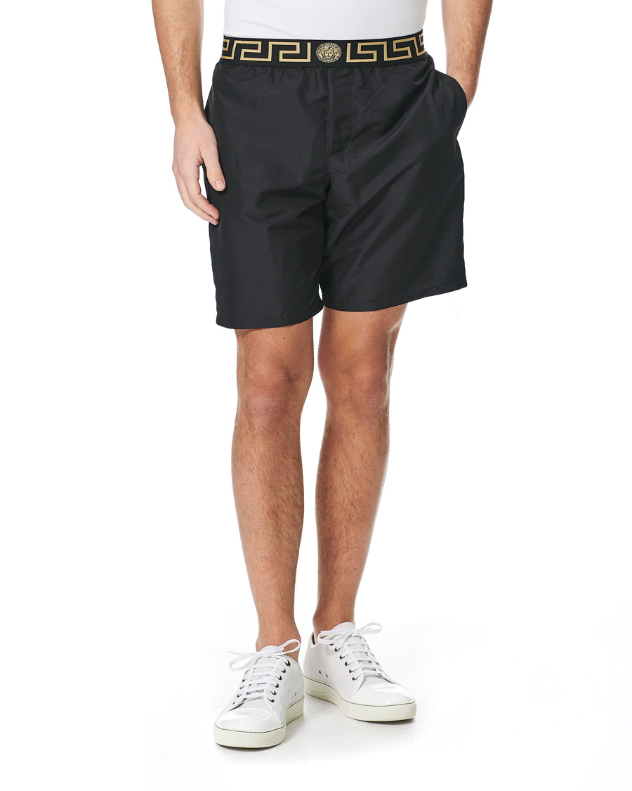 Herr | Badbyxor | Versace | Greca Border Swim Trunks Black