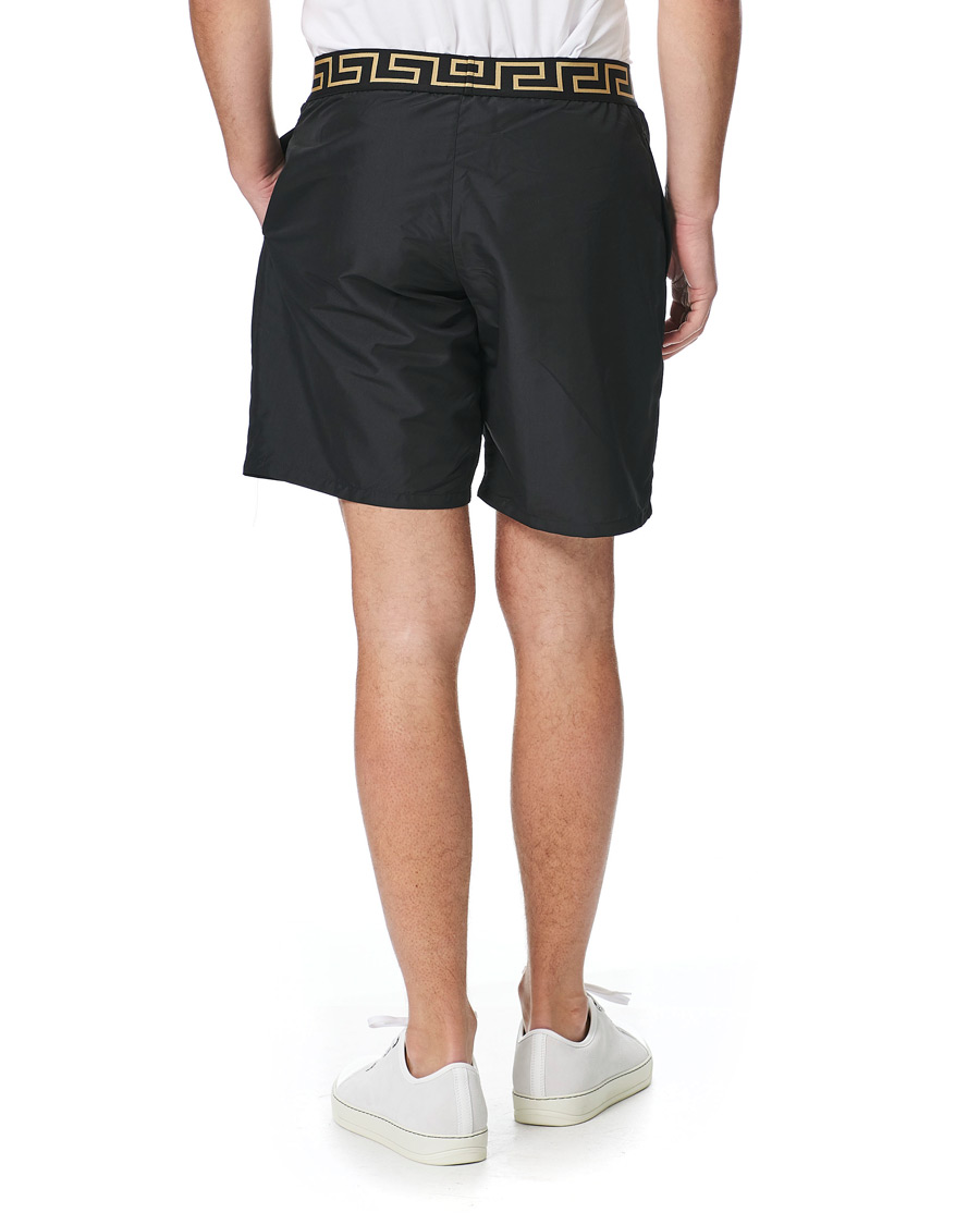 Herr | Badbyxor | Versace | Greca Border Swim Trunks Black