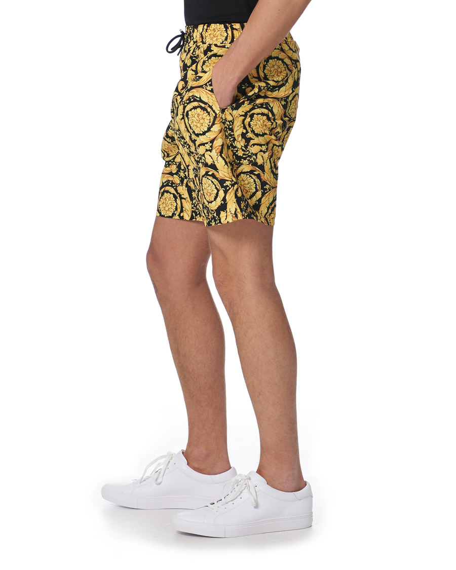Herr | Badbyxor | Versace | Barocco Swim Trunks Black/Gold