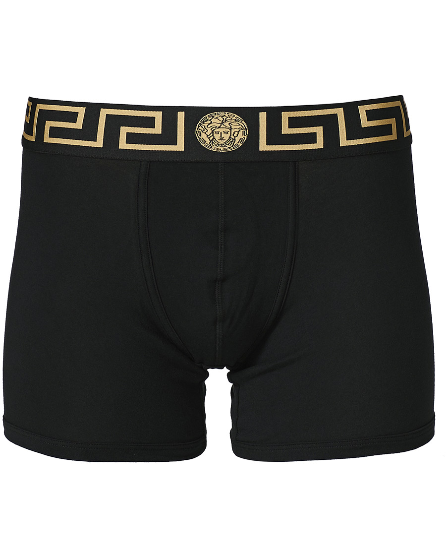 Herr | Underkläder | Versace | Greca Boxer Briefs Black