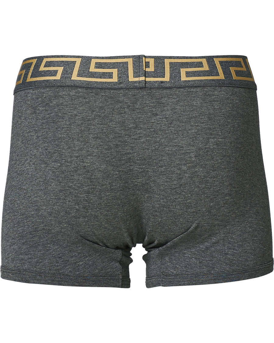 Herr | Underkläder | Versace | Greca Boxer Briefs Grey Melange
