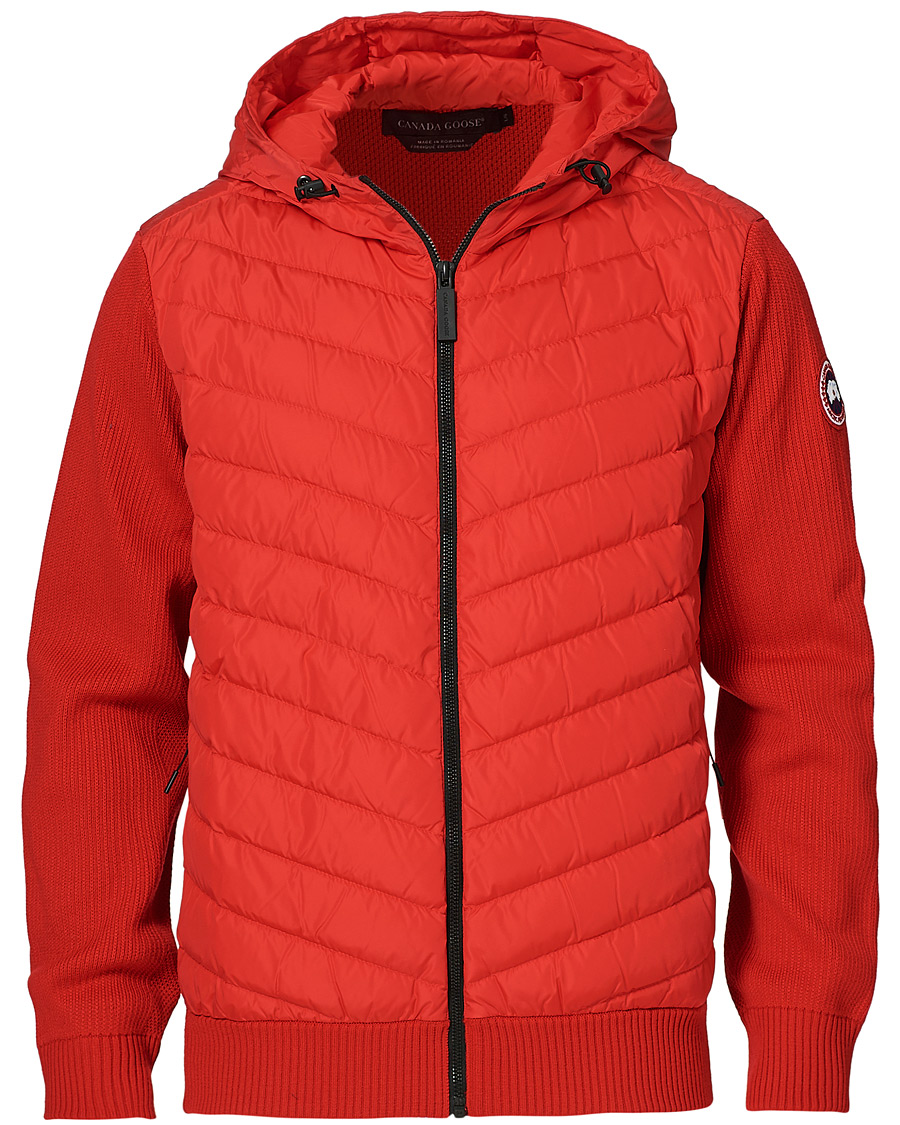 Herr | Jackor | Canada Goose | Hybridge Knitted Hoodie Red