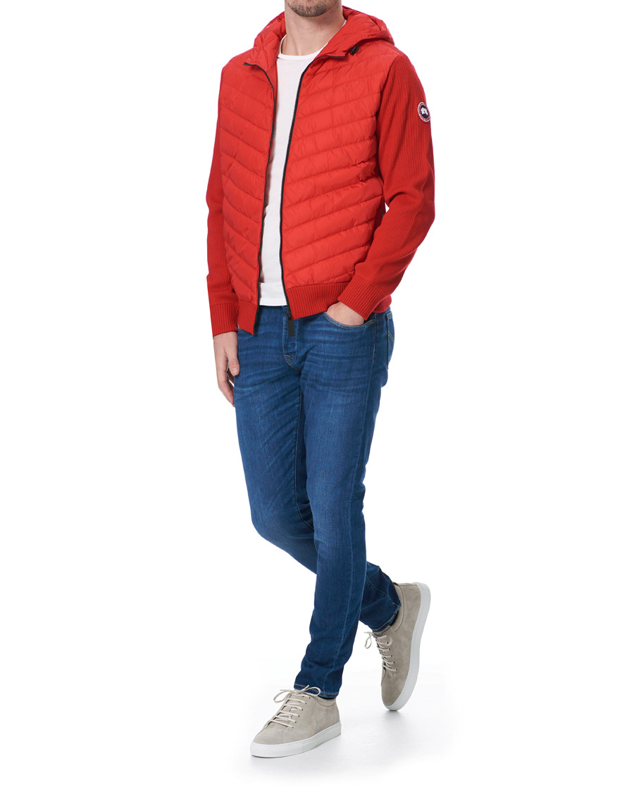 Herr | Jackor | Canada Goose | Hybridge Knitted Hoodie Red
