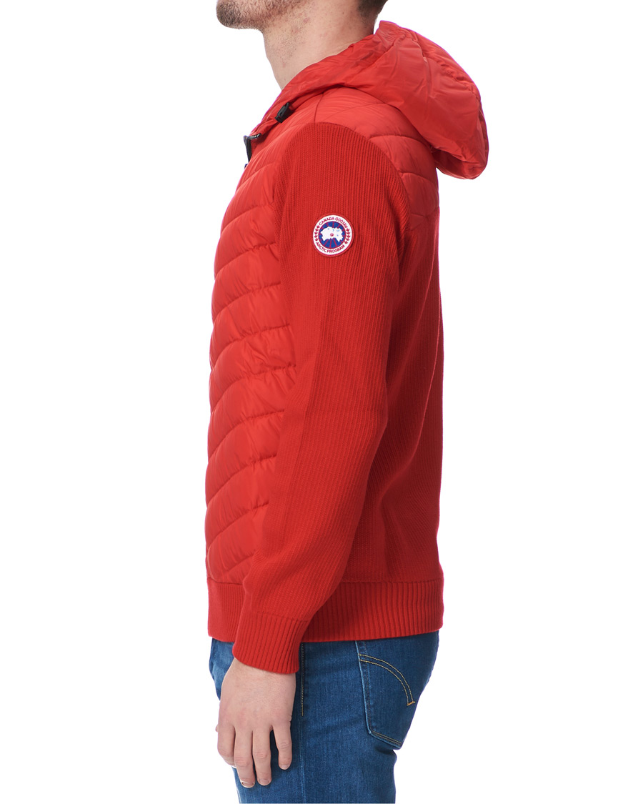 Herr | Jackor | Canada Goose | Hybridge Knitted Hoodie Red