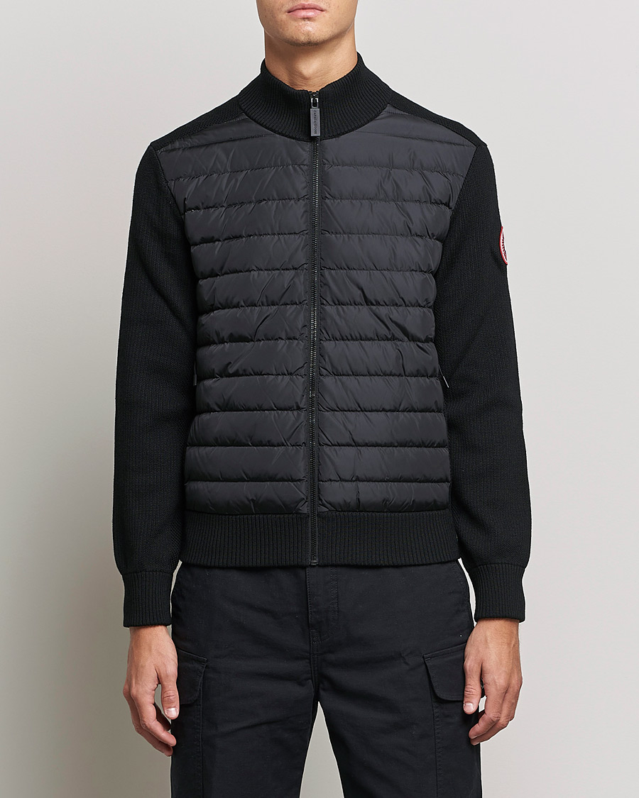 Herr | Hybridjackor | Canada Goose | Hybridge Knit Jacket Black