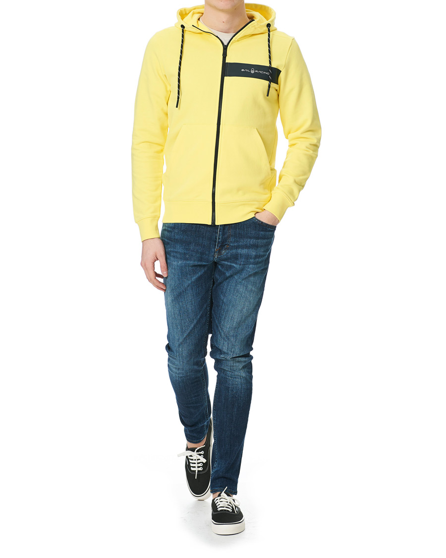 Herr | Tröjor | Sail Racing | Helmsman Full Zip Hoodie Light Lemon
