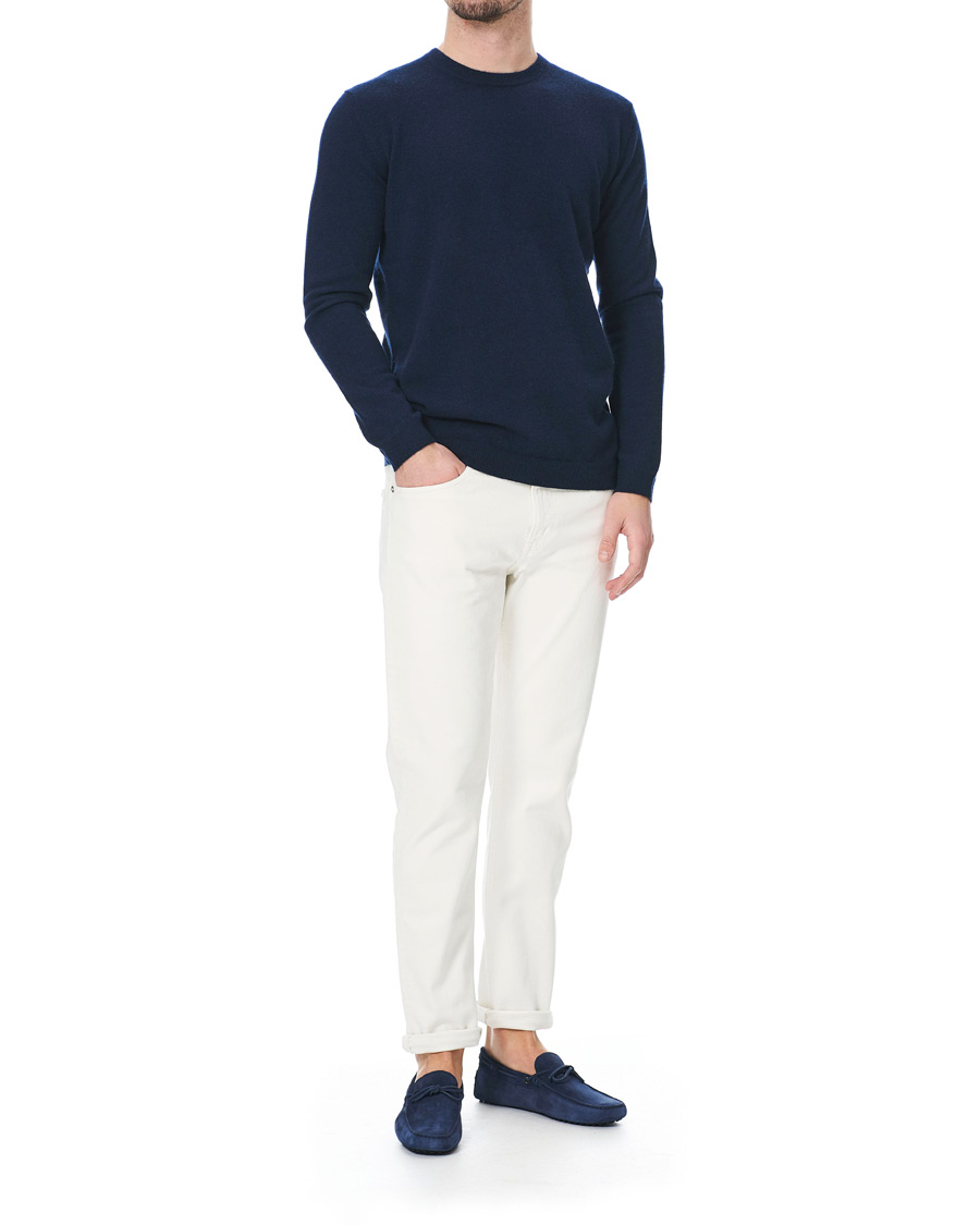 Herr | Tod's Laccetto Gommino Carshoe Navy Suede | Tod's | Laccetto Gommino Carshoe Navy Suede