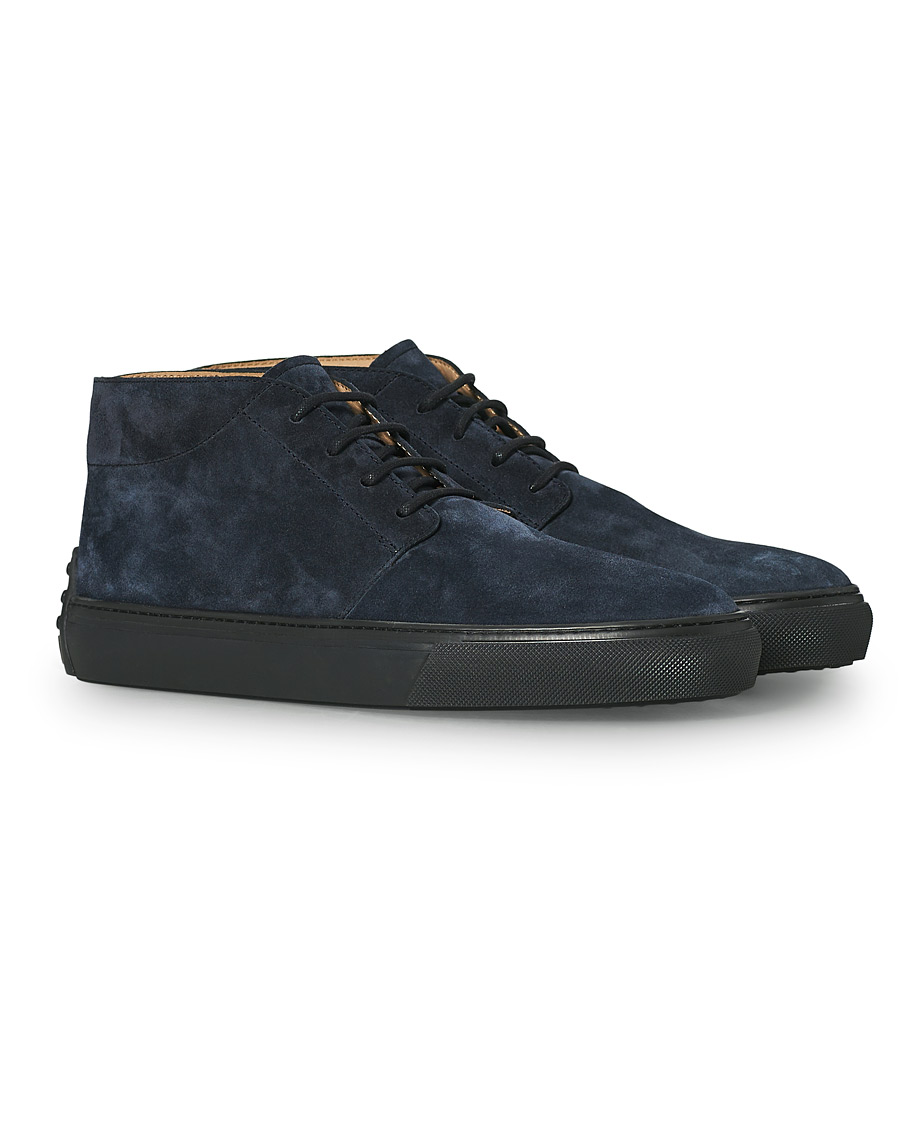 Herr | Tod's Casetta Chukka Boots Navy Suede | Tod's | Casetta Chukka Boots Navy Suede
