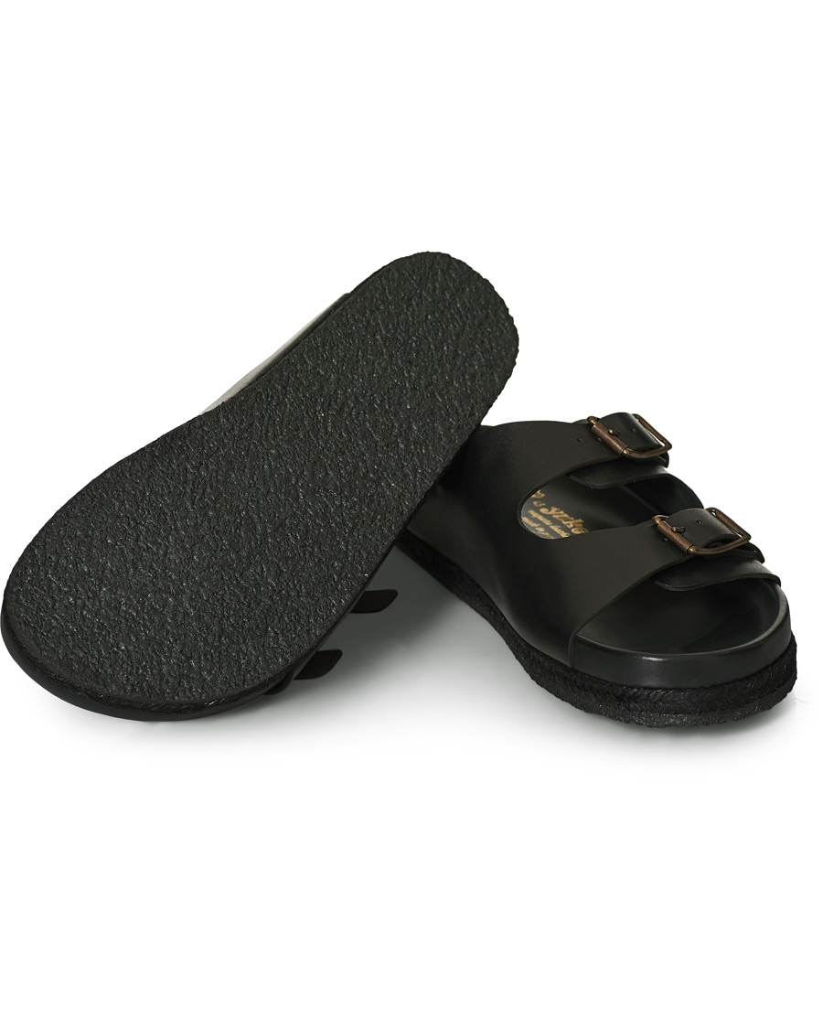 Herr | | Yuketen | Sal 2 Crepe Sole Sandal Black Calf