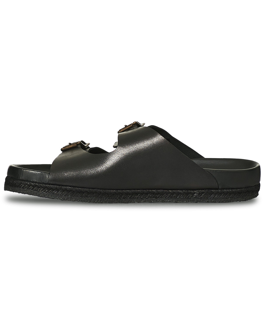 Herr | | Yuketen | Sal 2 Crepe Sole Sandal Black Calf