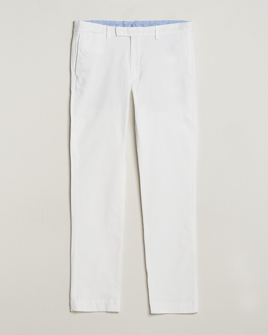 Herr | Byxor | Polo Ralph Lauren | Slim Fit Stretch Chinos White