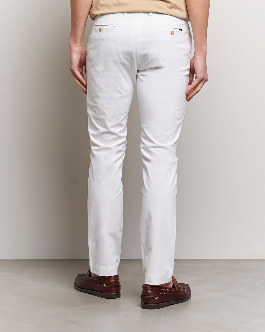 Herr | Byxor | Polo Ralph Lauren | Slim Fit Stretch Chinos White