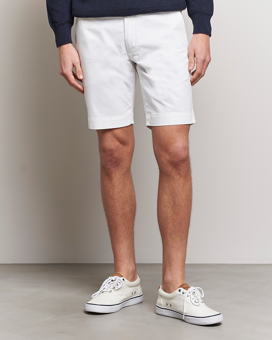 Herr | Preppy Authentic | Polo Ralph Lauren | Tailored Slim Fit Shorts White