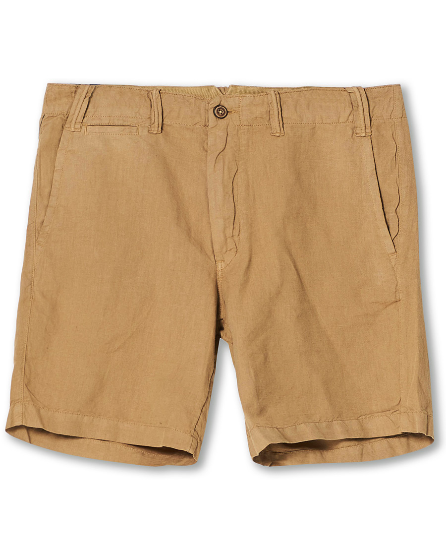Herr | Chinosshorts | Polo Ralph Lauren | Cotton/Linen Shorts Luxury Tan