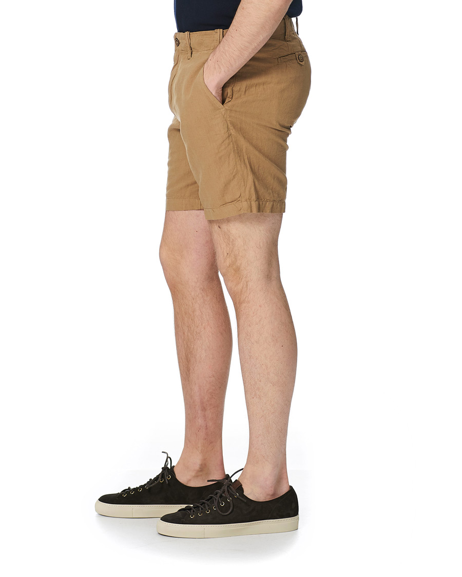 Herr | Shorts | Polo Ralph Lauren | Cotton/Linen Shorts Luxury Tan
