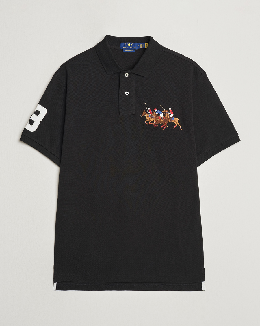 Herr | Pikéer | Polo Ralph Lauren | Custom Slim Fit Match Club Polo Black