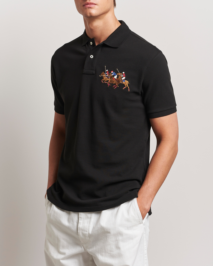 Herr | Pikéer | Polo Ralph Lauren | Custom Slim Fit Match Club Polo Black