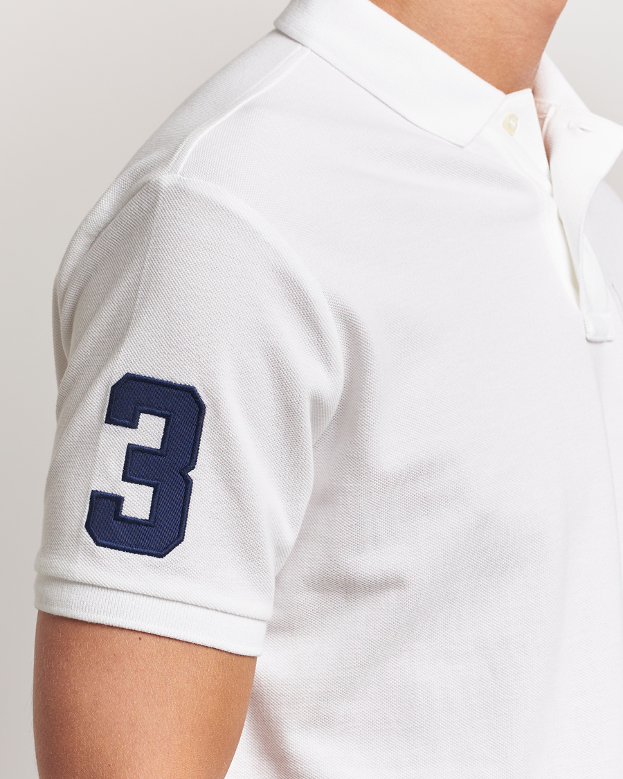 Herr | Pikéer | Polo Ralph Lauren | Custom Slim Fit Match Club Polo White