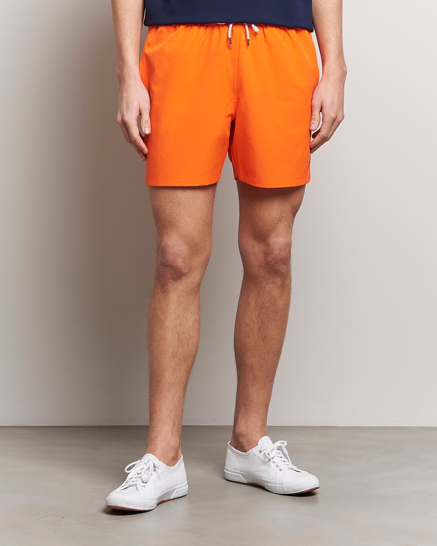 Herre | Badebukser | Polo Ralph Lauren | Recycled Traveler Boxer Swimshorts Sailing Orange