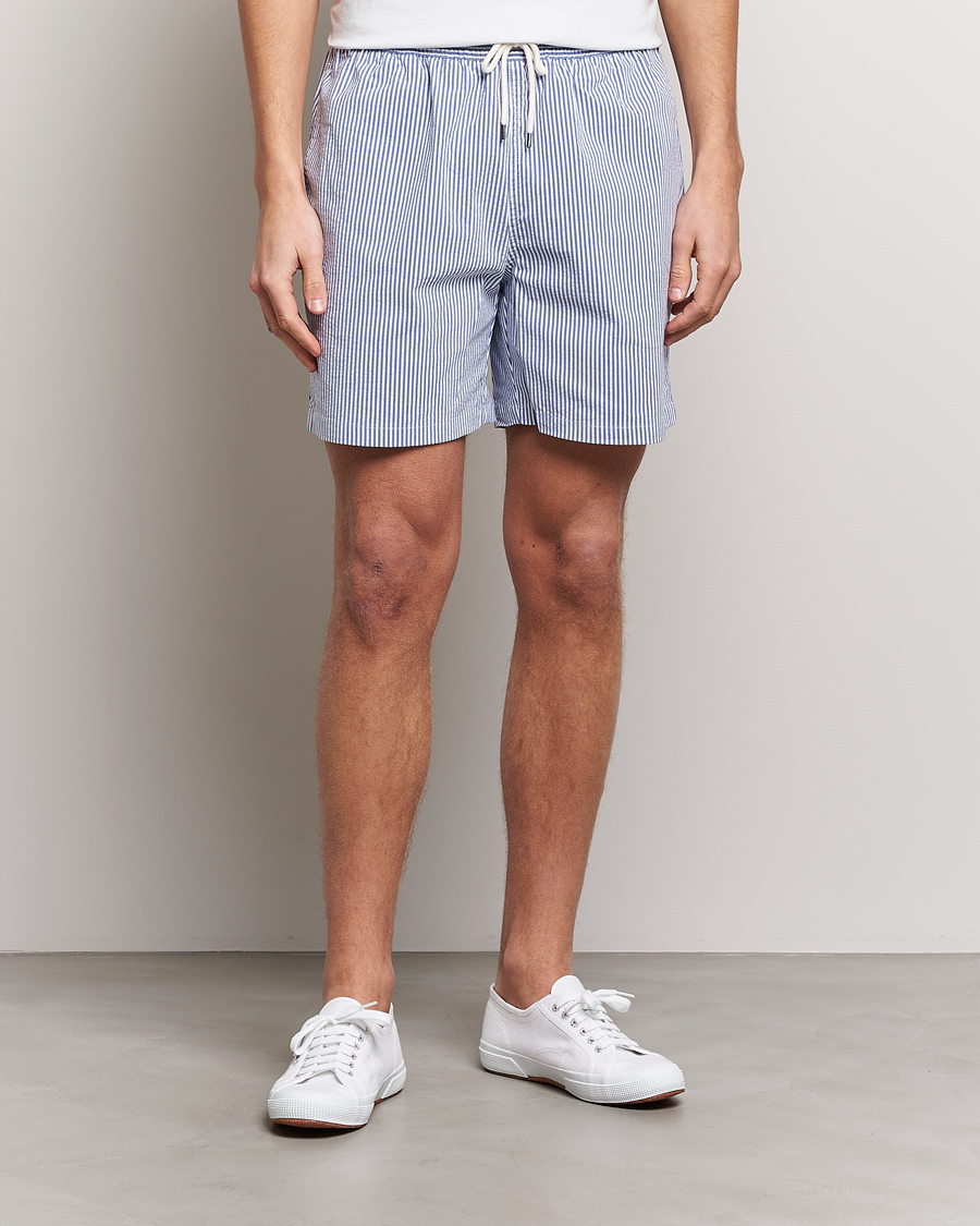 Herr | Kläder | Polo Ralph Lauren | Recycled Traveler Seersucker Swimshorts Cruise Royal