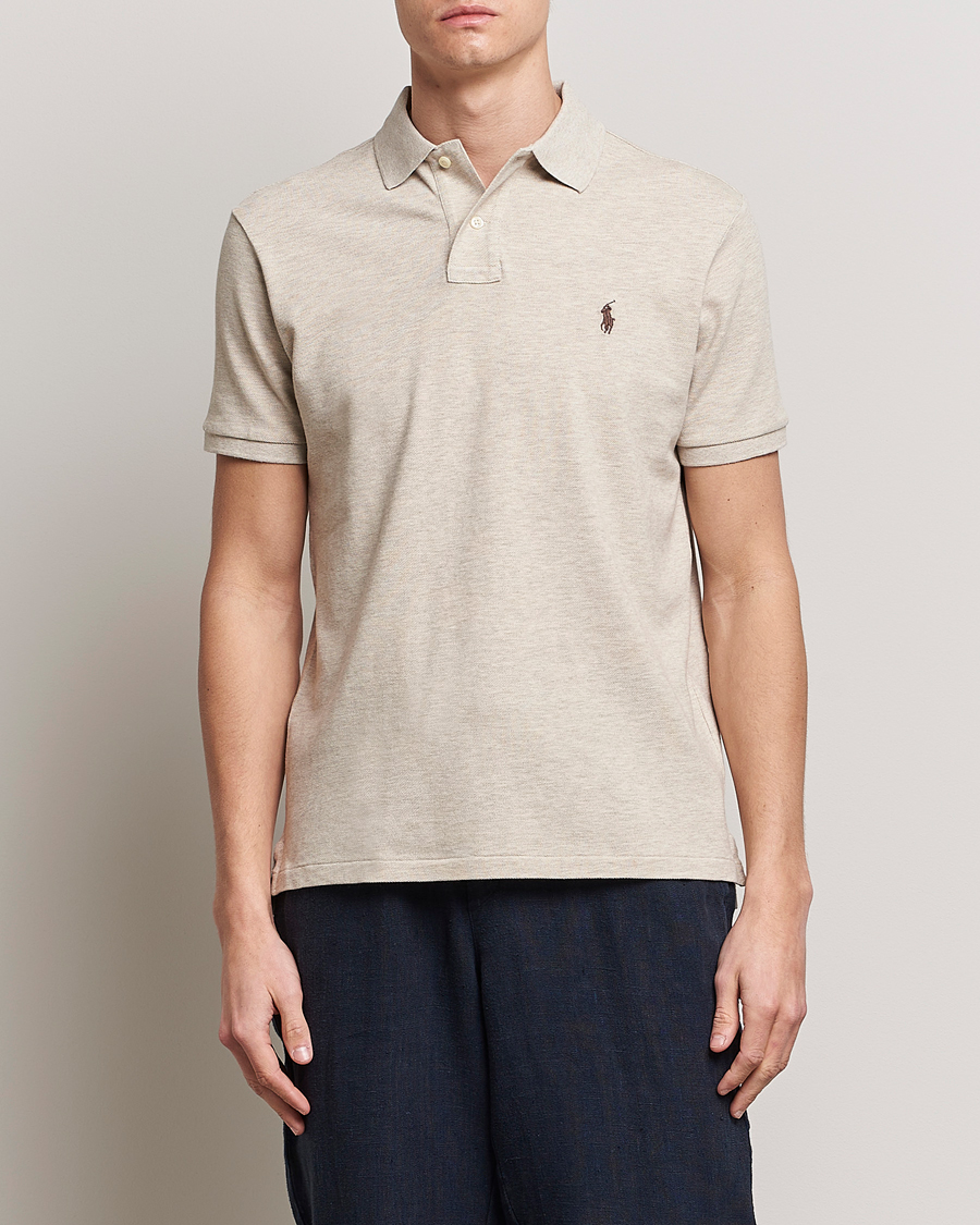 Herr |  | Polo Ralph Lauren | Custom Slim Fit Polo Expedition Dune Heather