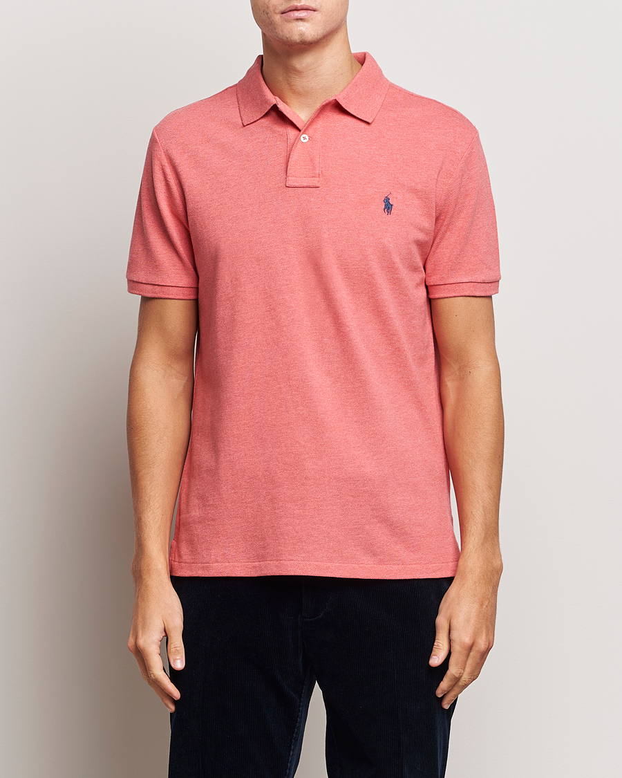 Herr | Pikéer | Polo Ralph Lauren | Custom Slim Fit Polo Highland Rose Heather