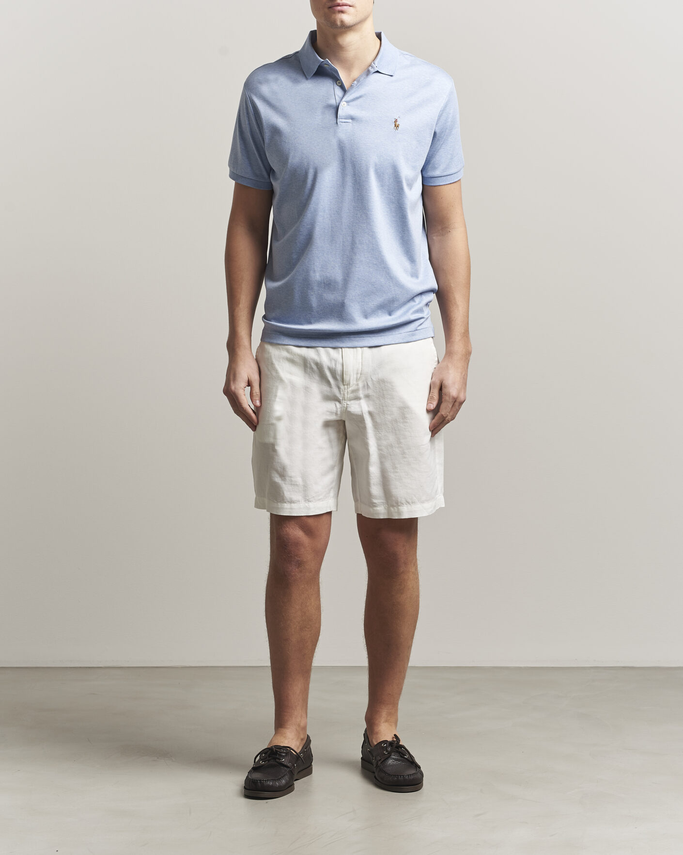 Herr | Pikéer | Polo Ralph Lauren | Luxury Pima Cotton Polo Jamaica Heather