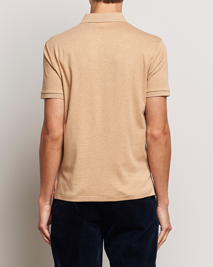 Herr | Pikéer | Polo Ralph Lauren | Luxury Pima Cotton Polo Classic Camel Heather