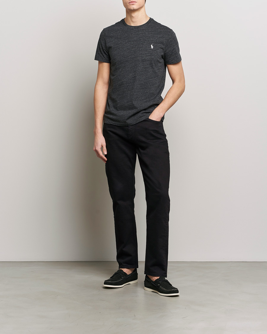 Herr | T-Shirts | Polo Ralph Lauren | Crew Neck T-Shirt Black Marl Heather