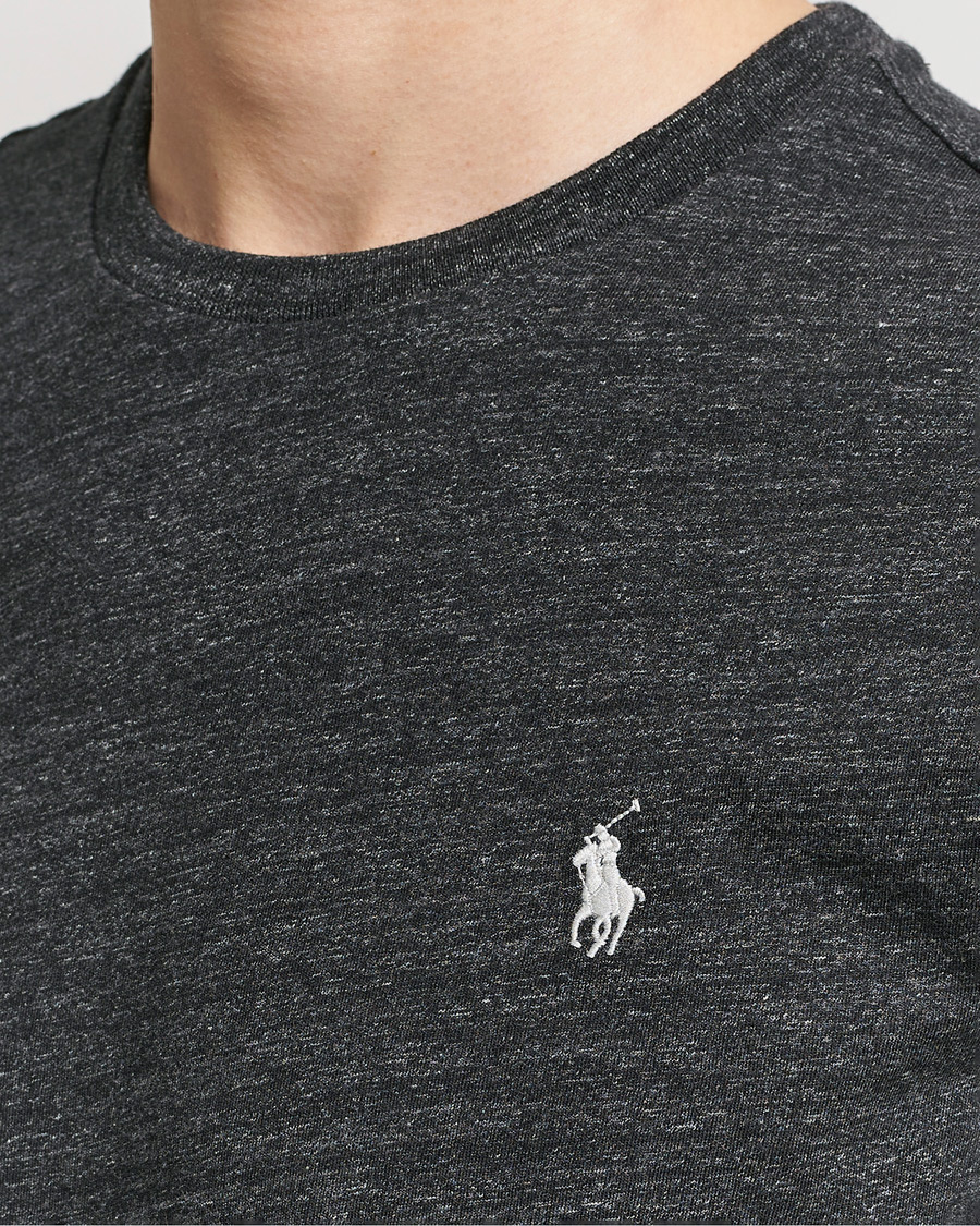 Herr | T-Shirts | Polo Ralph Lauren | Crew Neck T-Shirt Black Marl Heather