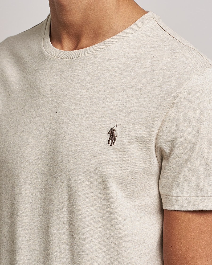 Herr | T-Shirts | Polo Ralph Lauren | Custom Slim Fit Polo Expedition Dune Heather