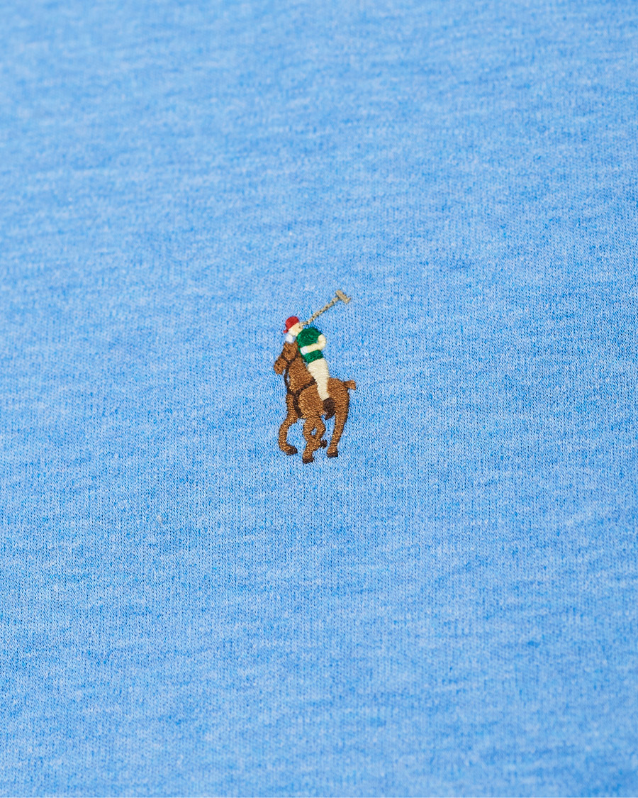 Herr | T-Shirts | Polo Ralph Lauren | Luxury Pima Cotton Crew Neck Tee Soft Royal Heather