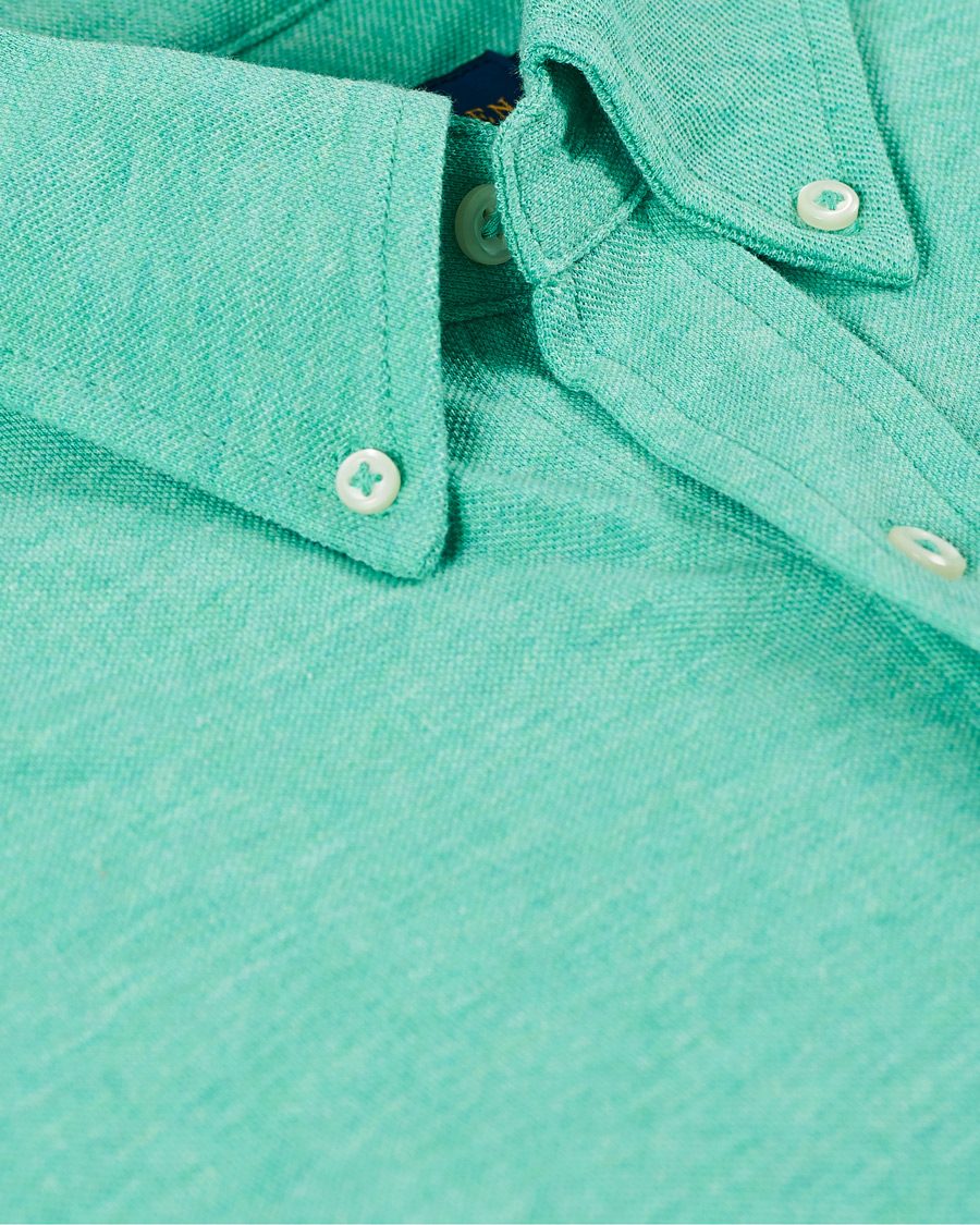 Herr | Skjortor | Polo Ralph Lauren | Featherweight Mesh Shirt Resort Green