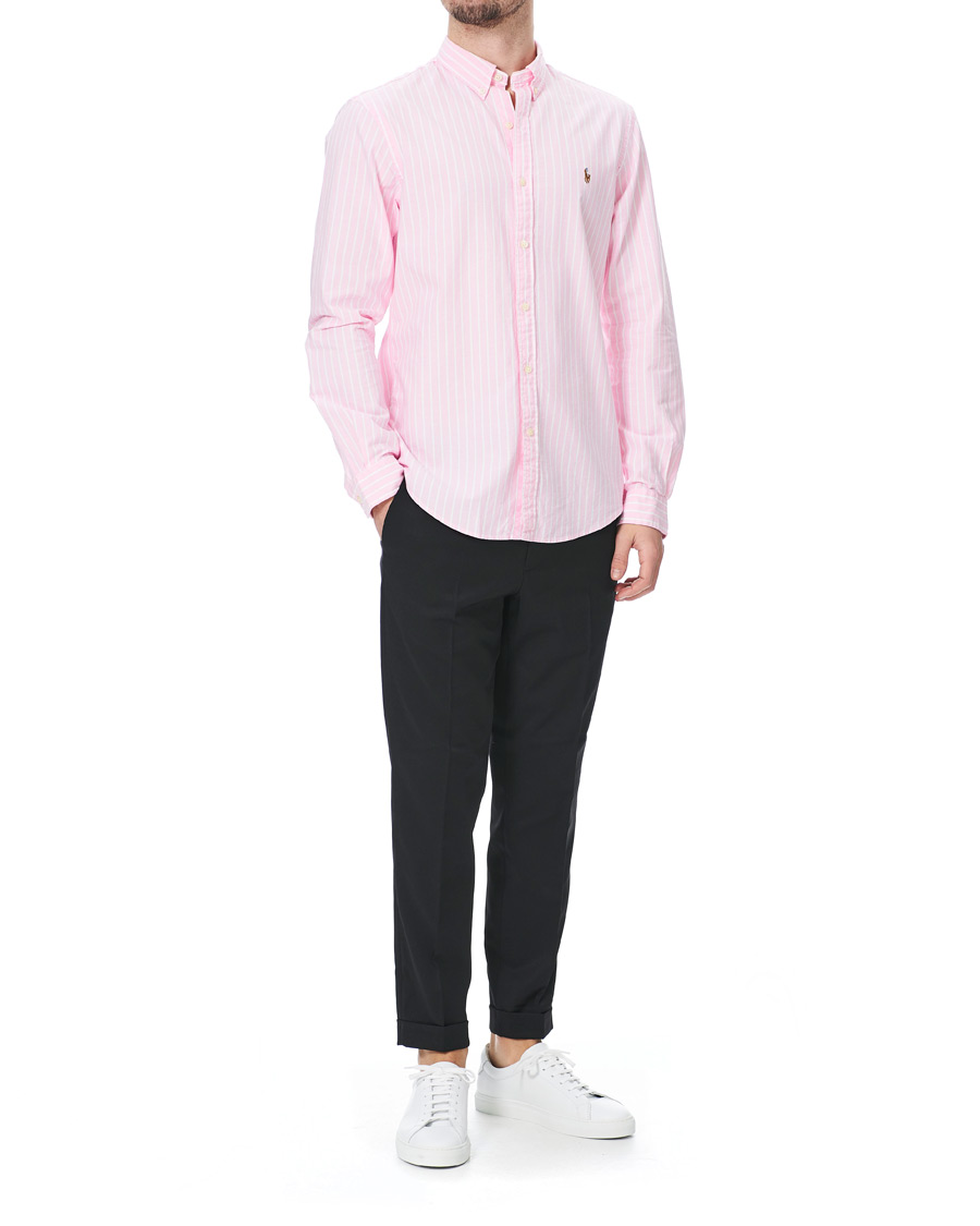 Herr | Skjortor | Polo Ralph Lauren | Slim Fit Oxford Striped Shirt Pink/White