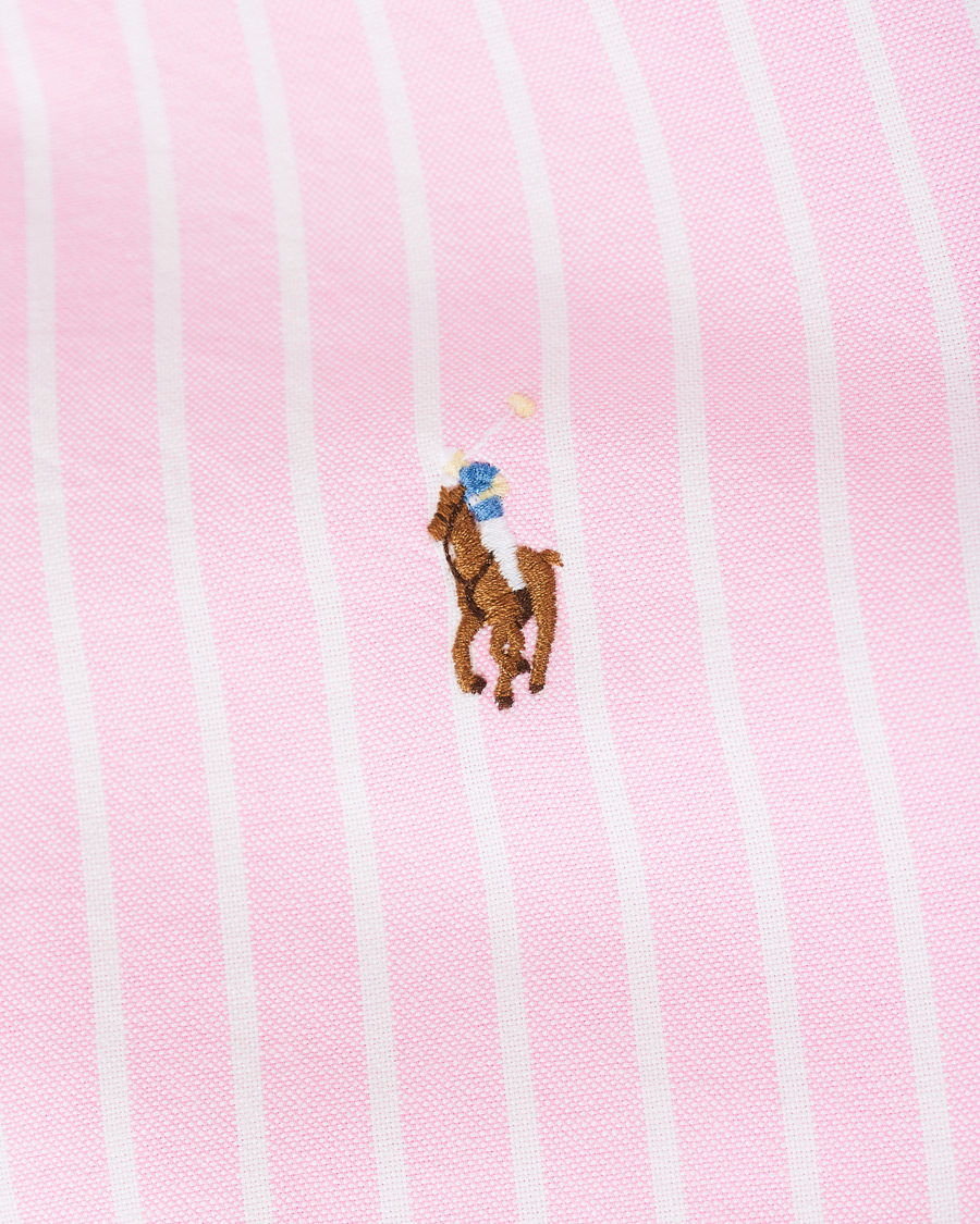 Herr | Skjortor | Polo Ralph Lauren | Slim Fit Oxford Striped Shirt Pink/White