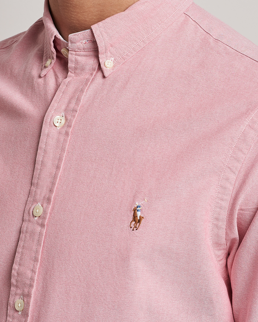 Herr | Skjortor | Polo Ralph Lauren | Slim Fit Oxford Button Down Shirt Sunrise Red